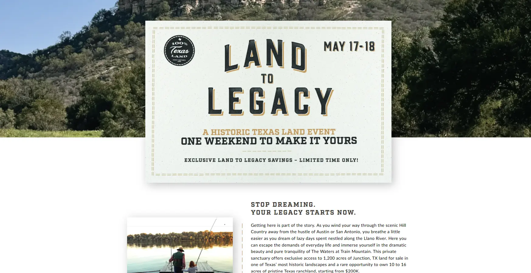 Train Mountain - Landing Page