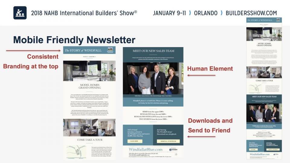 Mobile Friendly Newsletter