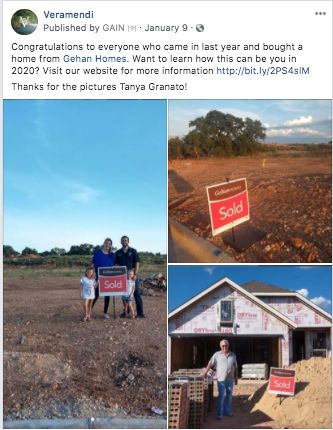 new homeowners on social media