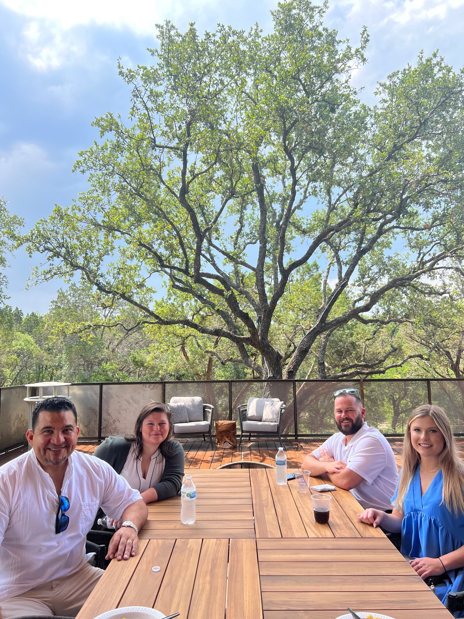 Group photo of the SmartTouch Interactive team during their visit to Wolf Ranch