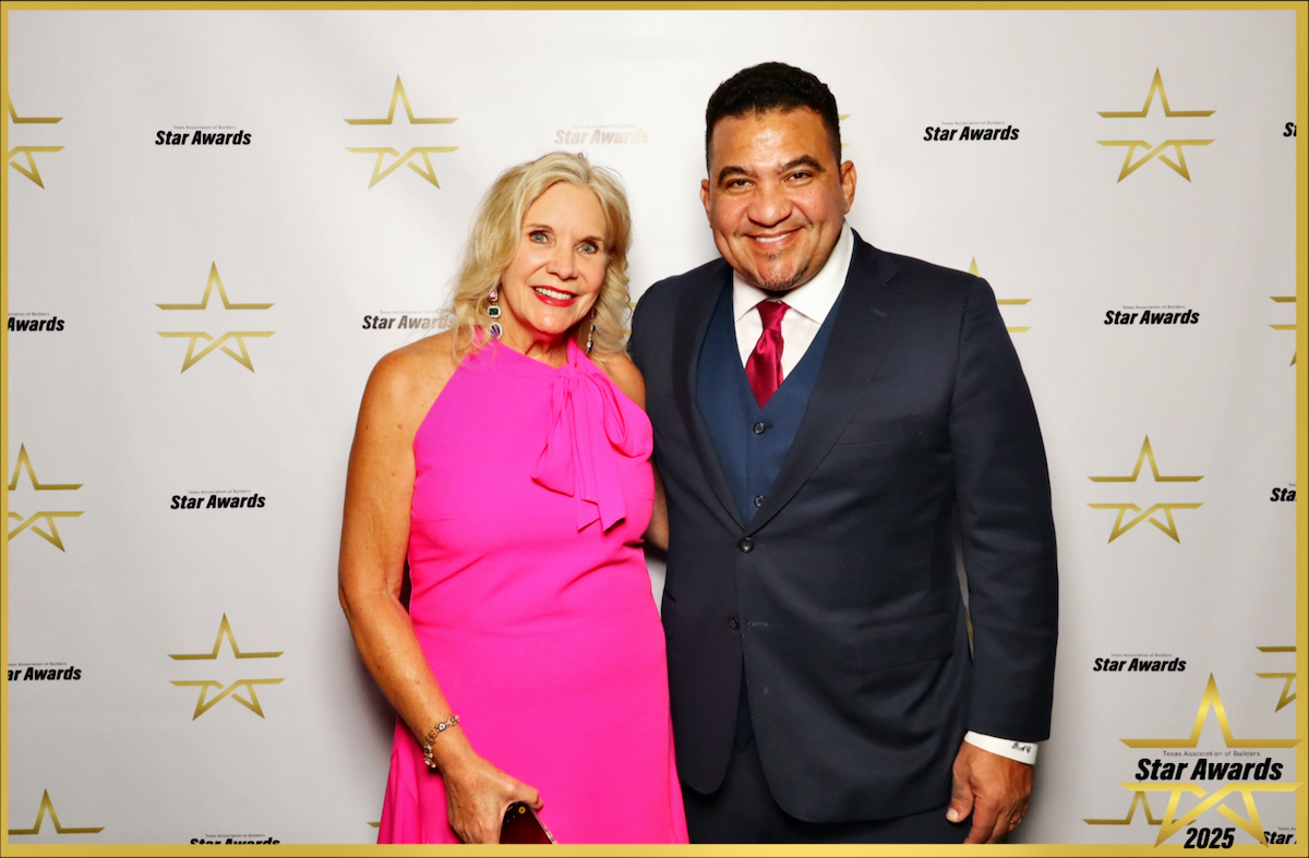 Debbie Horridge and Robert Cowes standing for a picture at the STAR Awards
