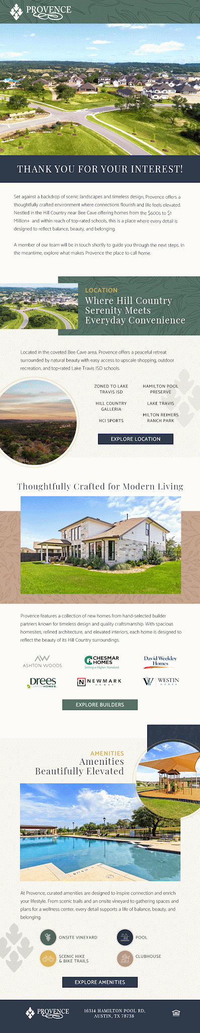 Provence - Auto Reply Email