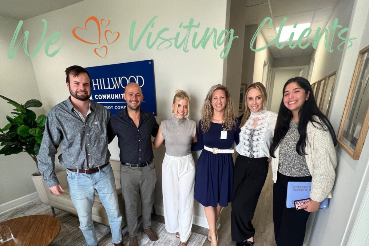 SmartTouch team visiting the Hillwood office. 